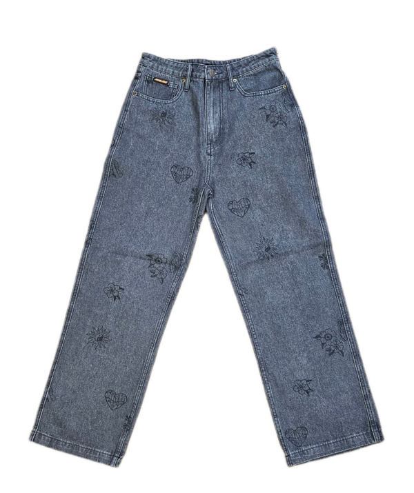 Strange mix up Baggy Jeans • Santa Cruz