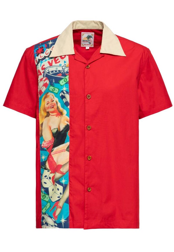 Pin Up Las Vegas Panel Shirt - King Kerosin