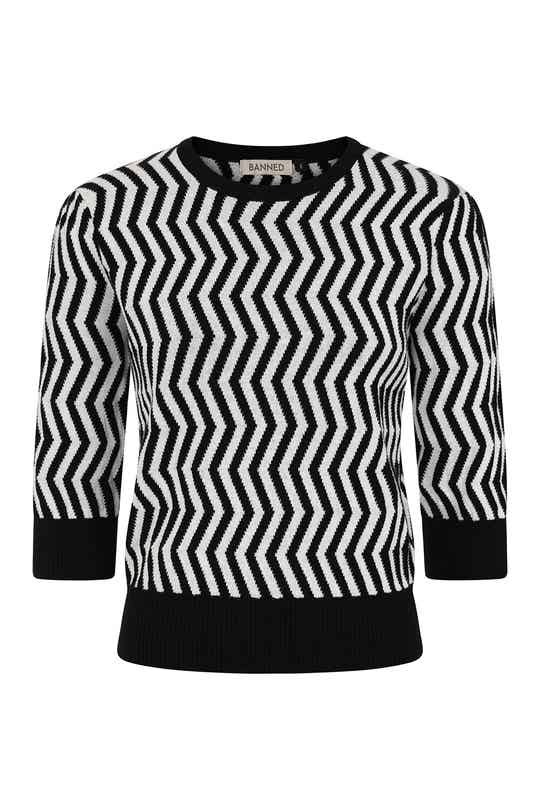 Lara Zig Zag Jumper • Banned
