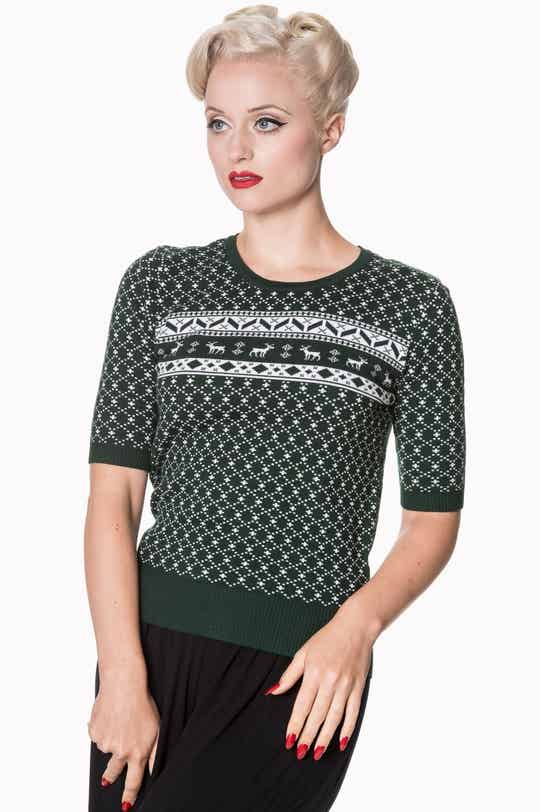 Forest Green Paige top • Banned