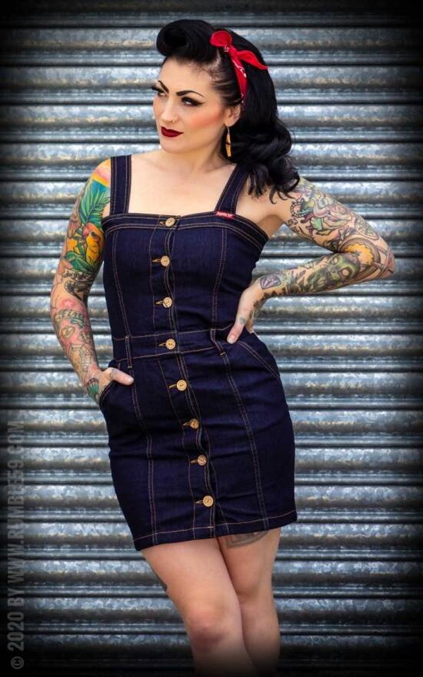 Perfect Jeans Mini Dress - Rumble59kg