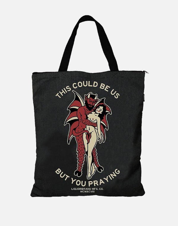 Liquor Brand - Tote Bag Praying