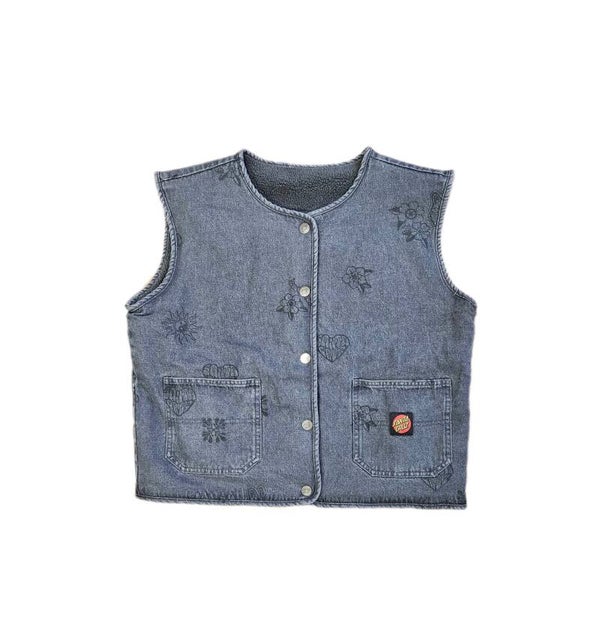 Workers Reversible Vest Strange Mix up • Santa Cruz