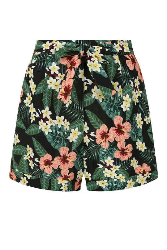 Green Maya Tropical Tiare short -  Banned