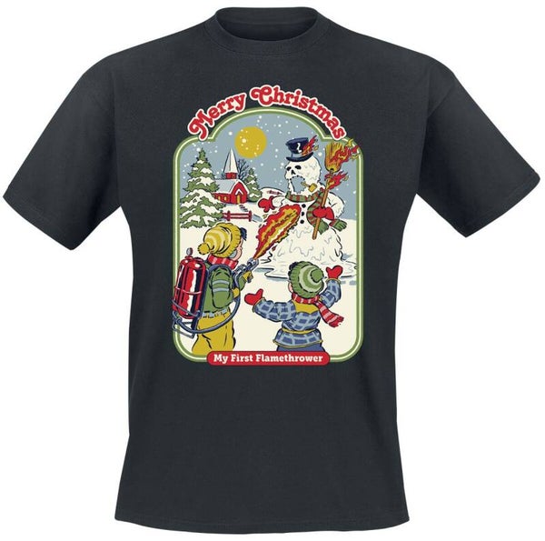 Steven Rhodes • My First Flamethrower t-shirt