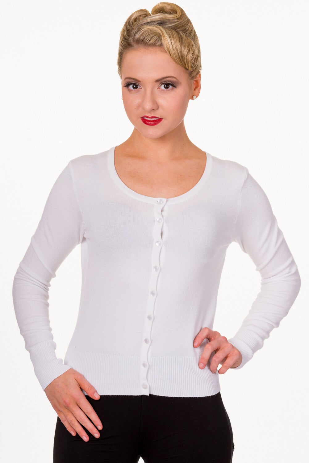 Getaway Cardigan White Banned