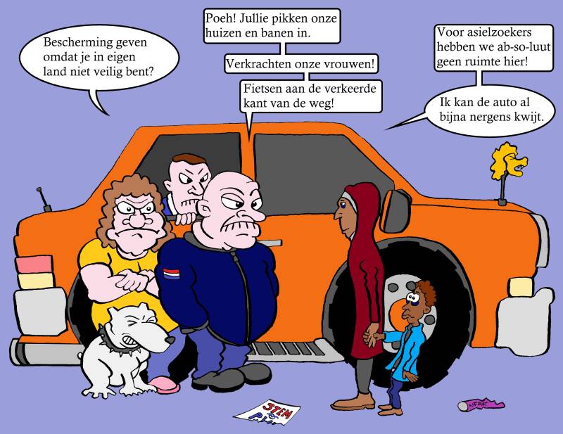 Geen asielzoekers