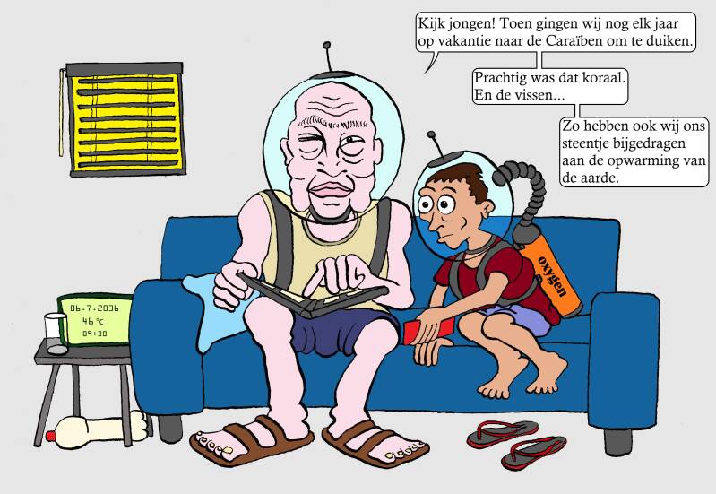 Koraal rond Bonaire is bijna verdwenen!