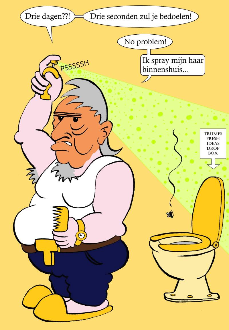 Trumps hairspray