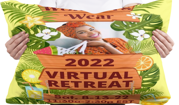 WOMEN WEAR 2022  RETREAT THEME PRINT ACCENT PILLOWS