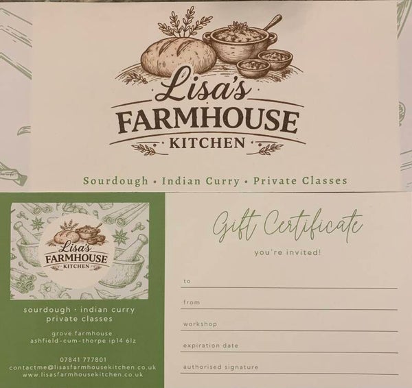 2-hour Sourdough Workshop Gift Voucher