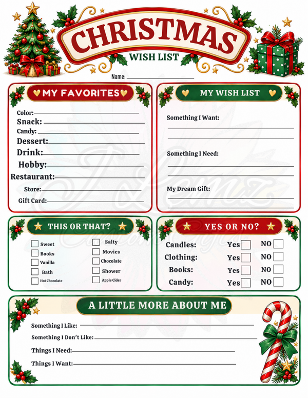 MY WISH LIST