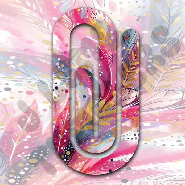 PINK TROPICAL LEAF