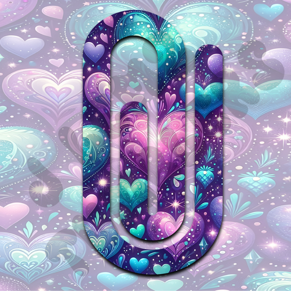 PURPLE COSMIC HEART
