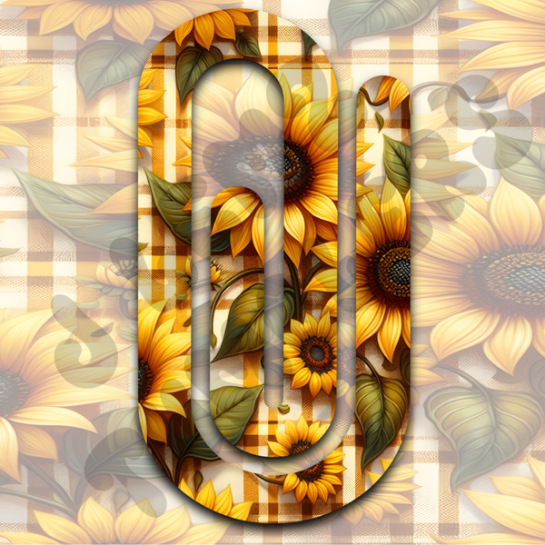 PLAID SUNFLOWERS