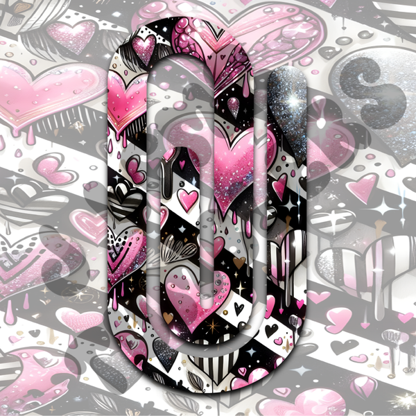 BLACK & PINK STRIPES