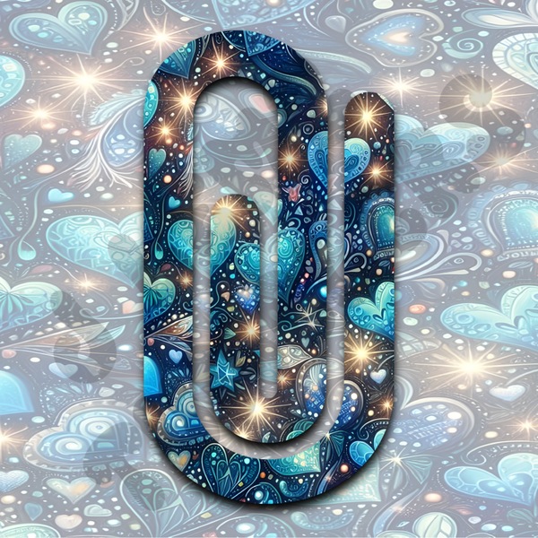 BLUE GALAXY HEARTS