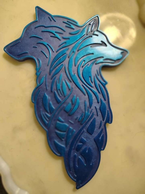 Double wolf head