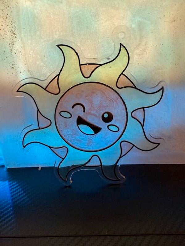 sun resin suncatcher