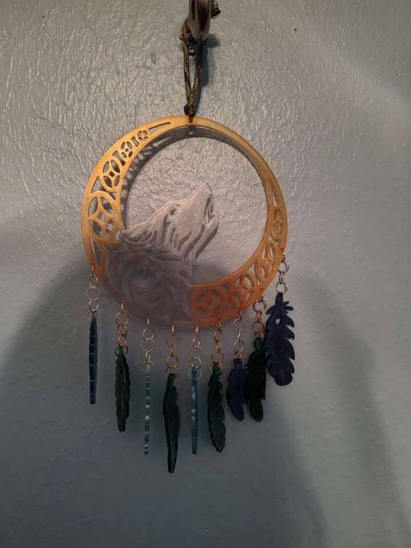 wolf dreamcatcher
