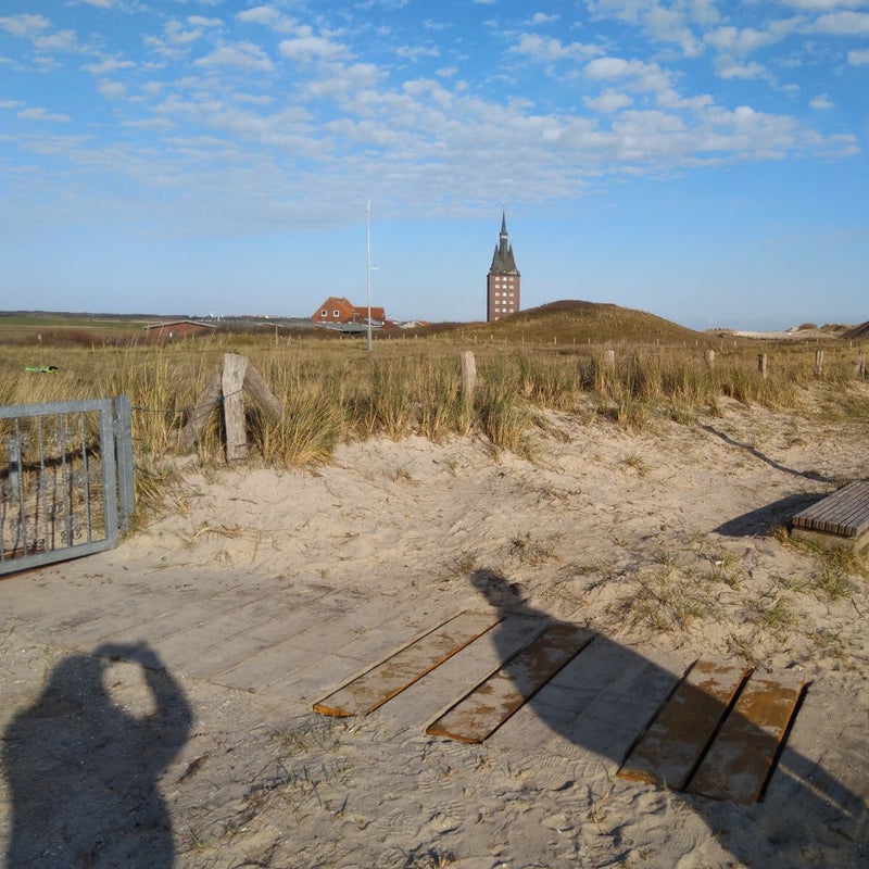ZielOrientierung Dünen weg mit Schatten