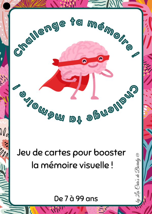 Jeu de cartes "Challenge ta mémoire"