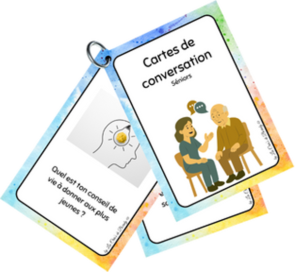 Cartes de conversation pour séniors