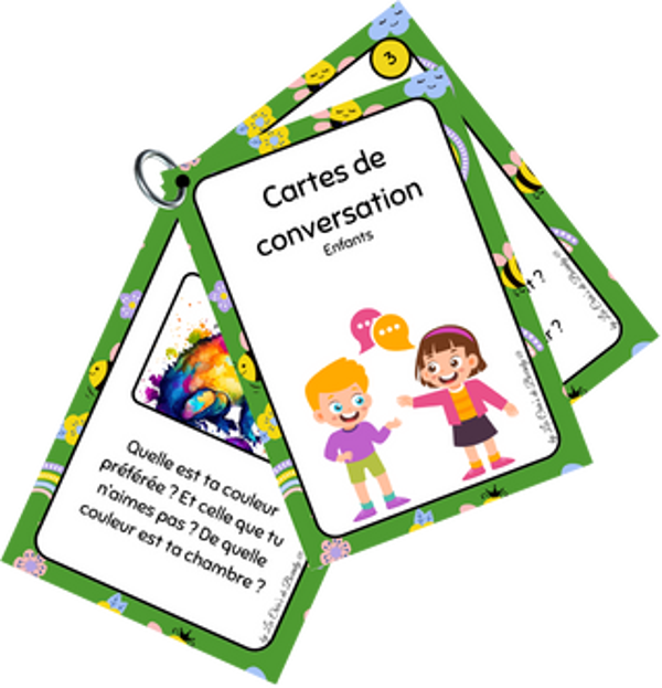 Cartes de conversation pour enfants
