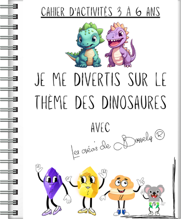 Je me divertis sur le thème des dinosaures.