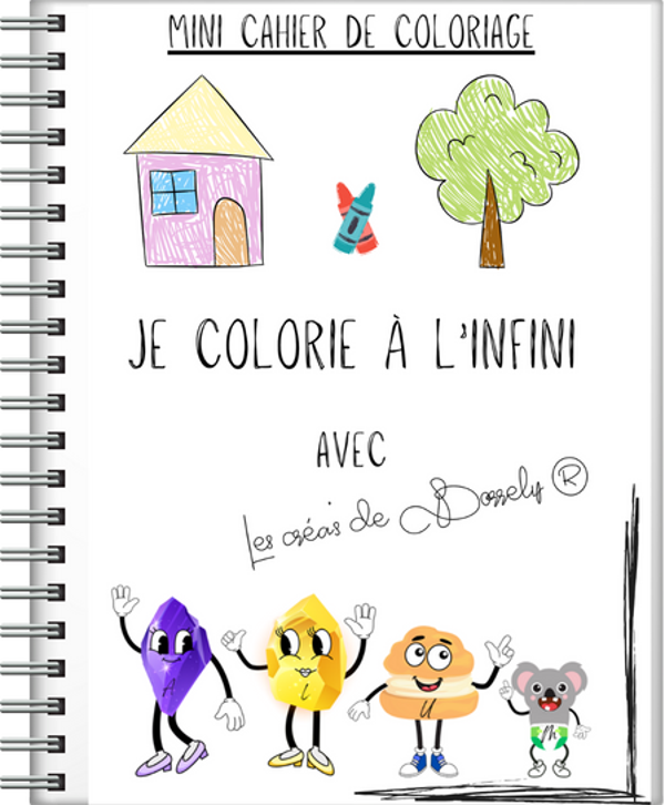 Mini cahier  - Je colorie à l'infini