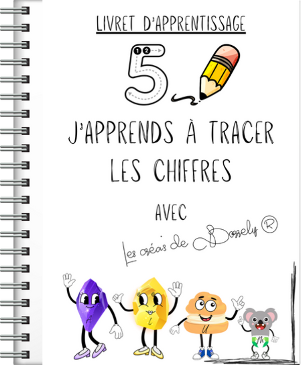 J'apprends à tracer les chiffres