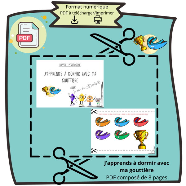J'apprends à dormir avec ma gouttière dentaire. PDF