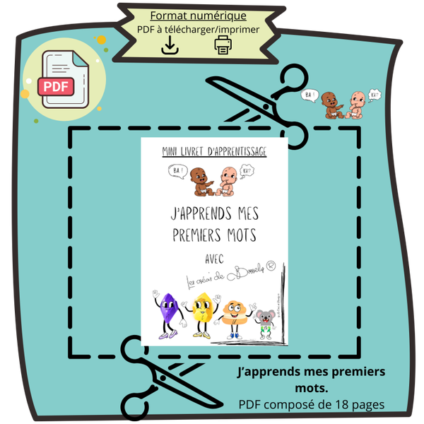 Mini livret  - J'apprends mes premiers mots. PDF