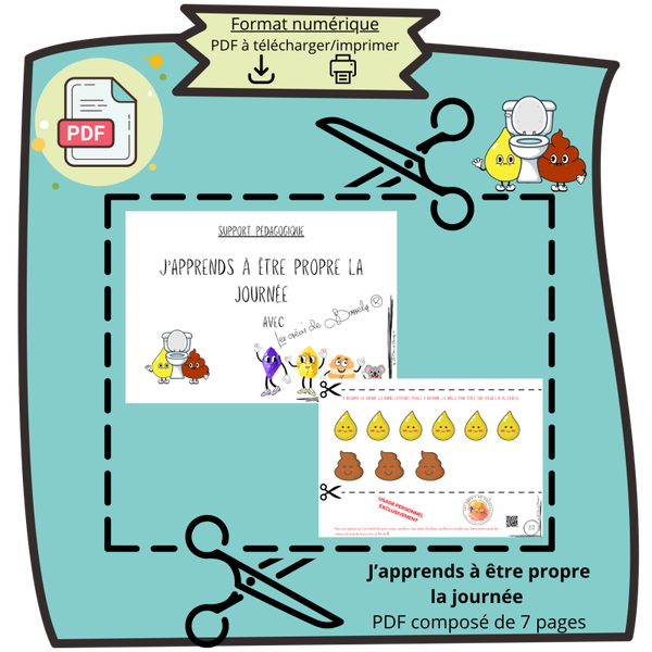 J'apprends à être propre la journée. PDF