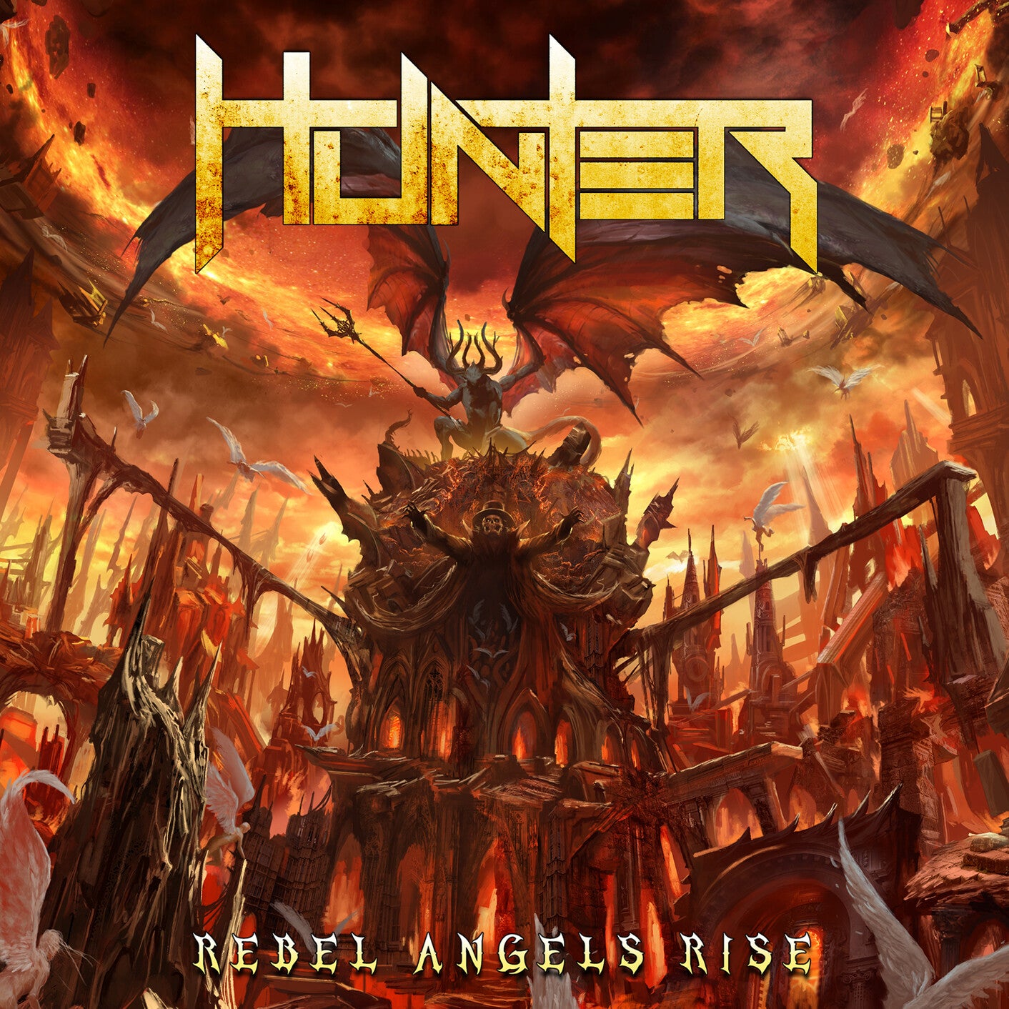 HUNTER -  Rebel Angels Rise CD