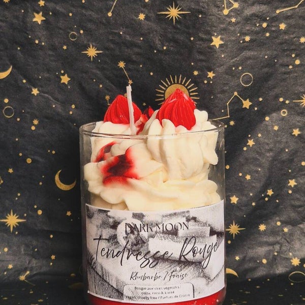 Bougie Tendresse rouge
