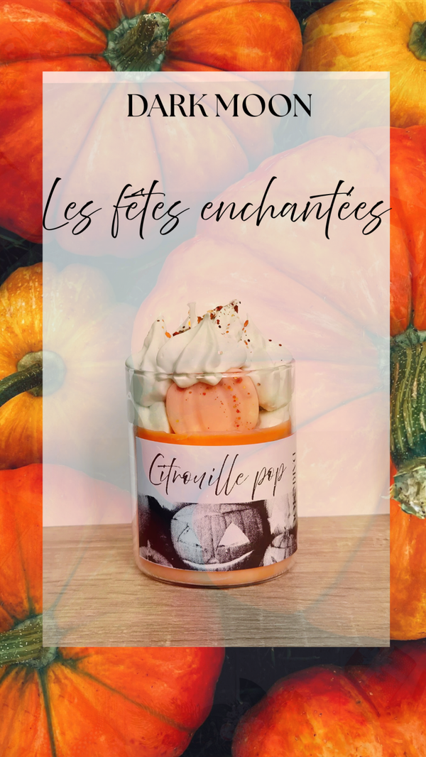 Bougie Citrouille pop
