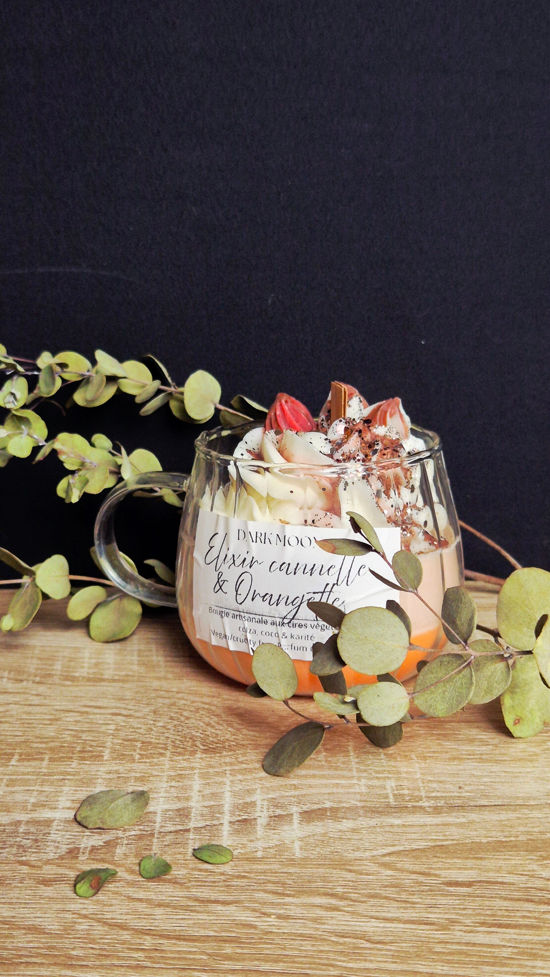 Bougie gourmande édition limitée ; Élixir