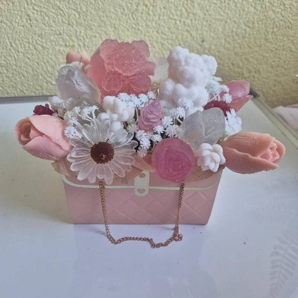 Two teddies in a bag