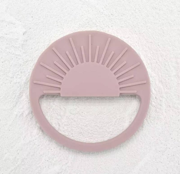 Dusty pink sunshine teether
