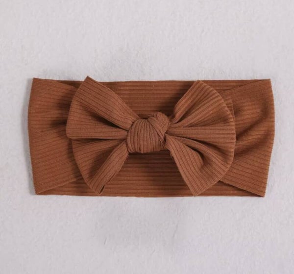 Chocolate ribbed headband