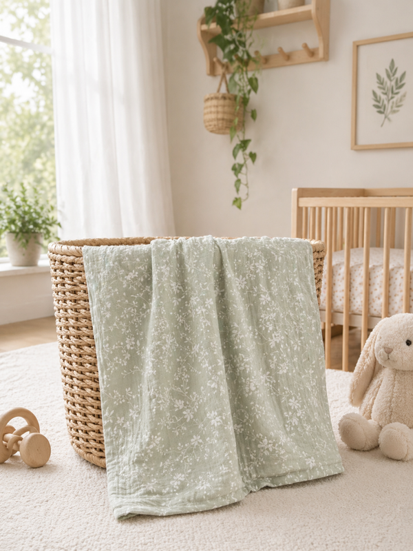 Little Garden Muslin Sage