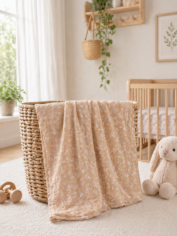 Little Garden muslin beige