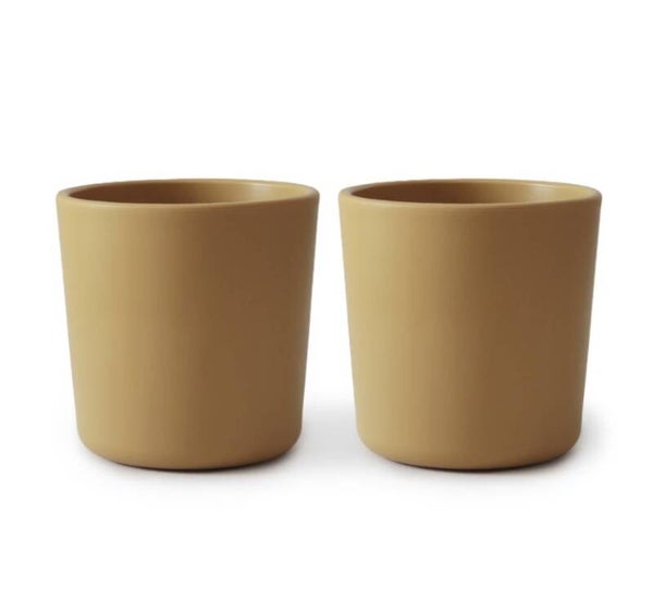 Dinnerware cup set of 2 (mustard)