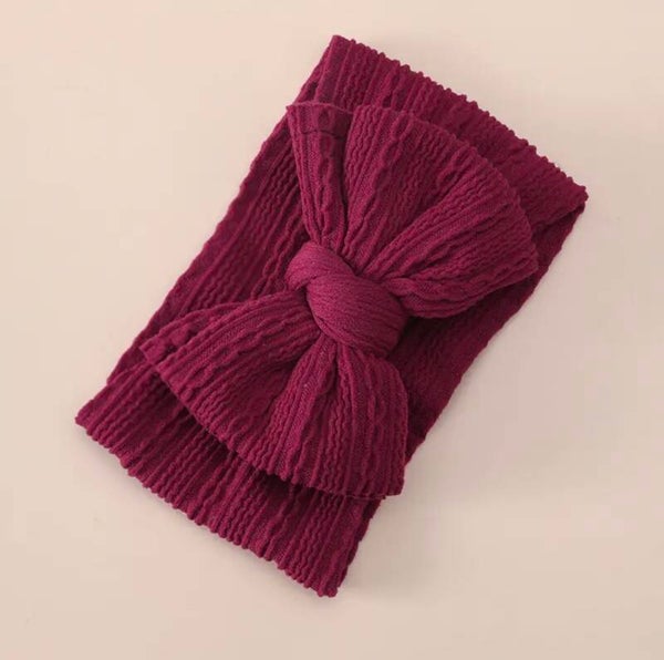 Harper headband plum