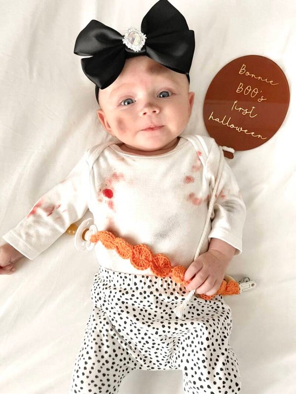 Boo’s first Halloween balloon