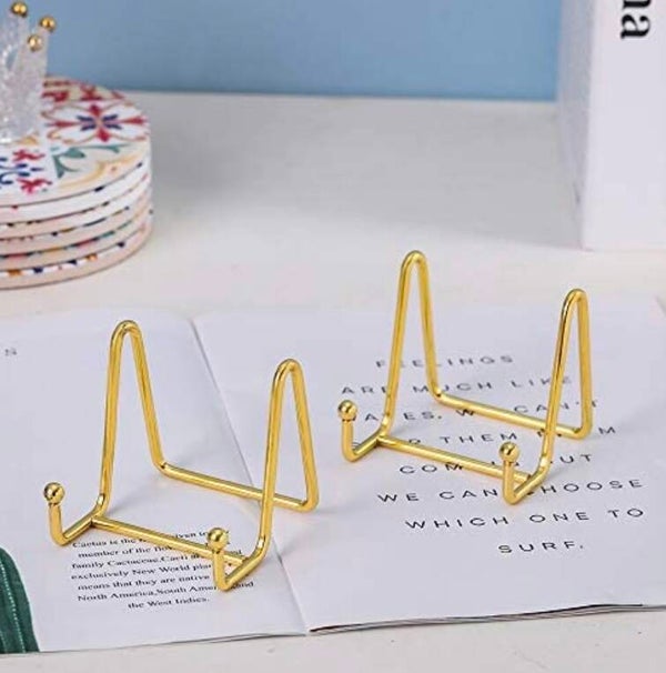 Boho hoop stand gold