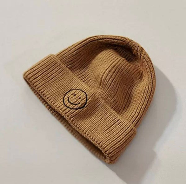 Tan woolly hat