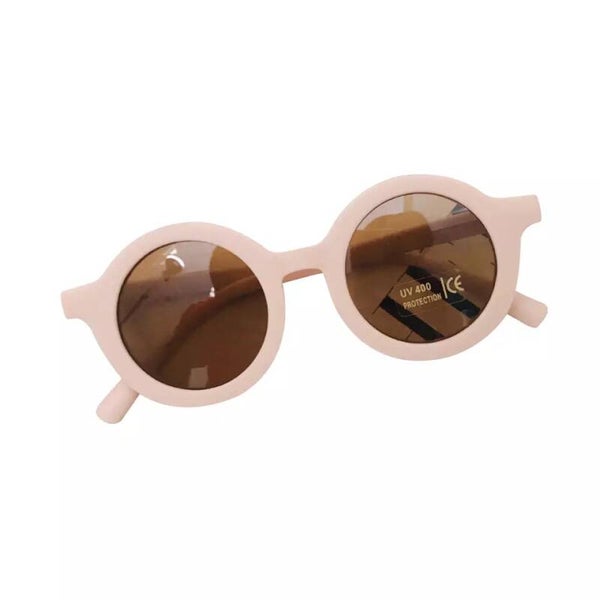 Retro sunglasses light pink