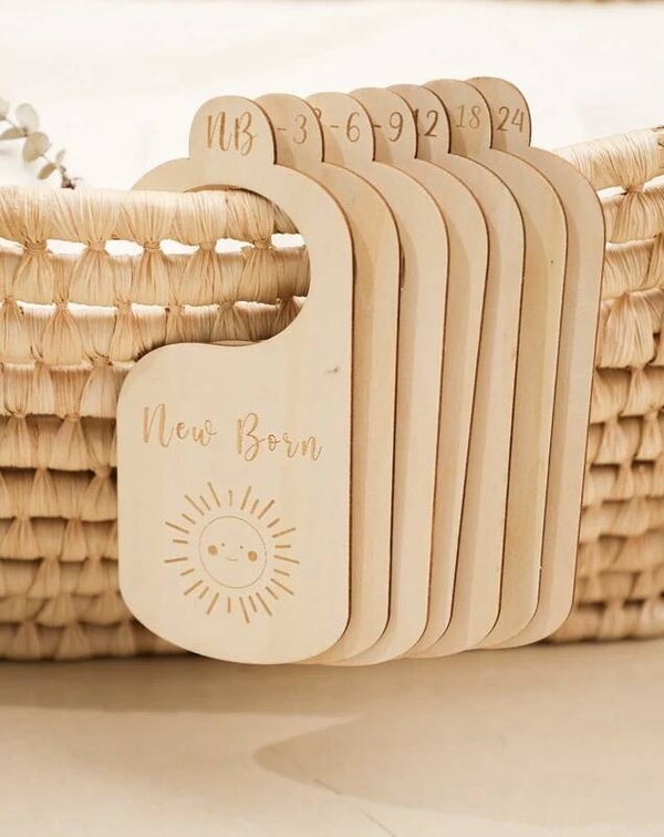 Wooden closet dividers